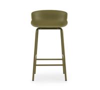 Normann Copenhagen - Hyg Bar Stool Steel, Olive - Olive