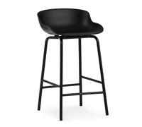 Normann Copenhagen Hyg barstool metal legs 65 cm Black