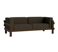 Normann Copenhagen - Kube 3-Seater Sofa, Dark Brown / Remix 356 - Dark Brown