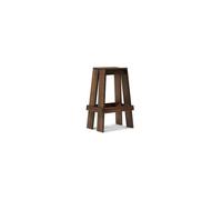 Normann Copenhagen Light Bar Stool H75 Brown Lacquered Ash