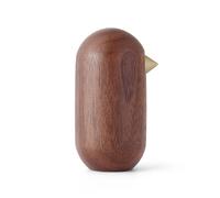 Normann Copenhagen Little Bird figure walnut 7 cm