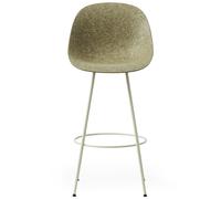 Normann Copenhagen - Mat Bar Chair 75 cm, Seaweed / Cream - Cream