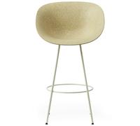 Normann Copenhagen - Mat Bar Chair Armchair 75 cm, Hemp / Cream - Cream