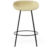 Normann Copenhagen - Mat Barstool 65 cm, Hemp / Black - Black