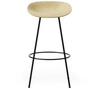 Normann Copenhagen - Mat Barstool 75 cm, Hemp / Black - Black