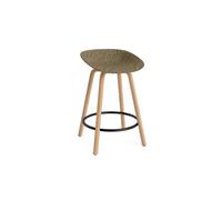 Normann Copenhagen Matt Bar Stool 65 cm Beech/ Black/Seaweed