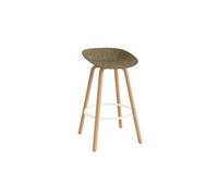 Normann Copenhagen Matt Bar Stool 75 cm Beech/ Cream/Seaweed