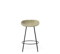 Normann Copenhagen Matt Barstool 65 cm Black/Steel/Seaweed