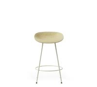 Normann Copenhagen Matt Barstool 65 cm Cream/Steel/Hemp