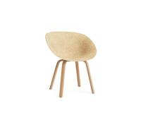Normann Copenhagen Matt Dining Chair With Armrests Hemp