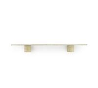 Normann Copenhagen - Sten Wall Shelf 120 cm, Travertine - Travertine
