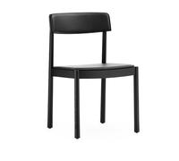 Normann Copenhagen Timb Dining Chair Upholstered Black/ Black