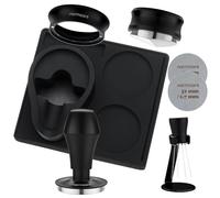 Normcore 51mm 7-in-1 Compact Barista Kit: Coffee Tamper, Distributor Tool, WDT, Dosing funnel, Puck Screen, Tamping Mat, Portafilter Stand, Barista Essentials Kit for 51mm Delonghi Coffee Machines