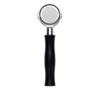 Normcore 51mm Bottomless Portafilter Compatible with La Pavoni Lever Millennium Machines Manufactured After August 2000, Naked Portafilter with Black Anodized Aluminum Handle