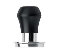 Normcore 51mm Coffee Tamper V4.1 Mini, Spring-Loaded with Click Feedback, Self-Leveling Stainless Steel Flat Baffle, Compatible with 51mm Espresso Machines Portafilter, Black