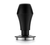 Normcore 51mm Coffee Tamper V4.1 with Click Sound Feedback, Spring Loaded Tamper Fit Delonghi Portafilter, 304 Stainless Steel Flat Base, Anodized Aluminum Handle with Silicone Stand, Black