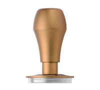 Normcore 51mm Coffee Tamper V4.1 with Click Sound Feedback, Spring Loaded Tamper Fit Delonghi Portafilter, 304 Stainless Steel Flat Base, Anodized Aluminum Handle with Silicone Stand, Bronze