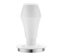 Normcore 51mm Espresso Coffee Tamper V4, Spring Loaded Tamper With Stainless Steel Flat Base, 15lb / 25lb / 30lbs Replacement Springs, Anodized Aluminum Stand, Non-stick coating White