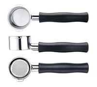 Normcore 51mm Naked Bottomless Portafilter 2 Ears Fits Delonghi ECP3420/EC155/BCO430/EC260 with Anodized Aluminum Handle (Basket Included) - Included Portafilter Filter Basket