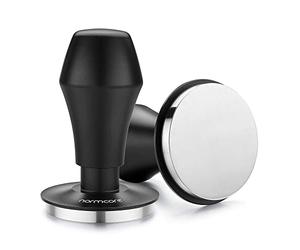 Normcore 53.3mm Coffee Tamper V4.1 with Click Sound Feedback, Spring Loaded Tamper with Stainless Steel Flat Base, Compatible with 54mm Breville Sage Espresso Machine Portafilter, Black