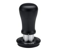 Normcore 53.3mm Espresso Tamper V5, Spring-loaded Coffee Tamper with Titanium Coating Ripple Base, Compatible with 54mm Breville Sage Espresso Machine Portafilter, Black