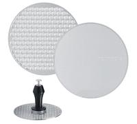 Normcore 53.3mm Magnetic Puck Screen Kit - 0.2mm Ultra-Thin, 0.8mm Standard Espresso Filter Screens with Magnetic Pin and Stand - 304 Stainless Steel Reusable Metal Coffee Filter