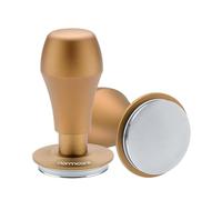 Normcore 53.3mm Spring Loaded Coffee Tamper V4.1 with Click Feedback, Flat Base Espresso Tamper Compatible with Breville Sage 54mm Portafilters, Bronze