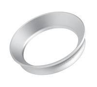 Normcore 54mm V2 Espresso Dosing Funnel, Magnetic Dosing Ring, 18mm Anodized Aluminum with 15 Neodymium Fitting, 54mm Bottomless Filter Holder, Silver