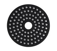 Normcore 58.5mm Espresso Puck Screen with Round Hole, Ultra-Slim 0.8mm Thickness Coffee Filter, Titanium PVD Coated 316 Stainless Steel Reusable Coffee Ground Filter Suitable for La Marzocco/Gaggia