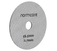 Normcore 58.5mm Puck Screen with Round Hole in the Middle - Lower Shower Screen - Metal Coffee Reusable Filter Suitable for La Marzocco/Gaggia - 1.7mm Thickness - 316 Stainless Steel