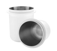 Normcore 58mm Dosing Cup - Espresso Coffee Dosing Cup Compatible with 58mm Portafilter Non Stick White 304 Stainless Steel Espresso Machine Accessories