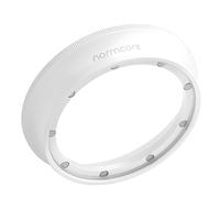 Normcore 58mm Espresso Dosing Funnel V2 - Magnetic Dosing Ring - 18mm Anodized Aluminum with 8 Neodymium Compatible with 58mm Bottomless Portafilter - Non-stick coating White (58mm V2)