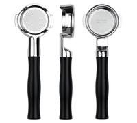 Normcore 58mm Flat Bottomless Breville Portafilter with 18g Basket, Black Anodized Aluminum Bottomless Portafilter for 58mm Breville Machines