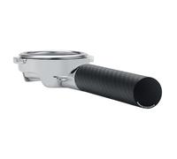 Normcore 58mm Lay-Flat Bottomless Portafilter with Carbon Fiber Handle, Fits E61 Group Machines, ECM Rocket Sanremo Synesso Slayer Ascaso Decent Profitec Go Flair 58, with 18g Basket
