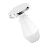 Normcore Coffee Tamper 53.3 mm - White Pressure Regulating - Barista Stamp with 15 lb / 25 lb / 30 lbs Contact Pressure - Aluminium Handle Mat (Diameter 53.3 mm)