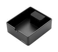 Normcore Compact Espresso Knock Box, Metal Coffee Knock Box, Heavy-Duty Knockbox, Anodized Aluminum, Espresso Accessories for Coffee Grounds, Black