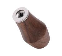 Normcore E61 Brew Control Lever Knob, M8 Thread, American Walnut Wood with 304 Stainless Steel, Compatible with E61 Group Levers and Steam Taps