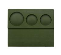 Normcore Espresso Tamping Station V3, Corner Tamping Mat, Corner Tamping Mat for 51mm 54mm 58mm Tamper, Distributor Holder, Food Grade Non-Slip Silicone, Dark Green
