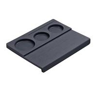Normcore Espresso Tamping Station V3, Tamping Mat with Corner Edge, Silicone Coffee Tamper Mat, Coffee Tamper Holder Pad for Baristas, Food Safe Silicone Rubber, Dark Gray