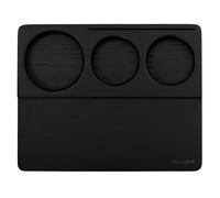 Normcore Tamper Mat Made of Black Oak - Tamping Mat Made of Oak Black Wood - Tamper Station 58 mm 54 mm - Coffee Mashing Mat Espresso Tamper Mat for Barista Home Kitchen