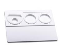 Normcore Tamping Mat - White Espresso Tamping Station - Coffee Tamper Mat - Patent Pending - Portafilter Mat for Baristas - Food Grade Non-Slip Silicone