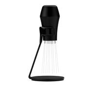 Normcore WDT Distribution Tool with Stand V3-9 Prong Needle Espresso Stirrer - 18 Needles 0.25mm / 0.3mm Thick Spring Wires - Weiss Distribution Technique - Anodized Aluminum Handle