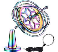 Norme Gyroscope Toy Metal Anti Gravity Rotating Desk Gyroscope Flying Motion Balance Physics Toy Boys Girls Colorful Gift
