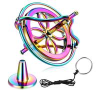 Norme Gyroscope Toy Metal Anti Gravity Rotating Desk Gyroscope Flying Motion Balance Physics Toy Boys Girls Colorful Gift