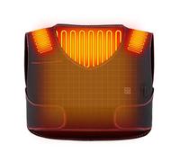 NORMIA RITA Electric Heating Shoulder Wrap with 3-Zone Far Infrared Technology for Effective Back and Shoulder Pain Relief, 1-Minute Warm-Up, 3 Adjustable Temperature Levels, Machine Washable Design