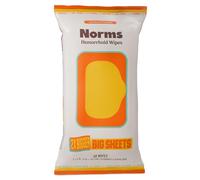 Norms Big Sheets XL Medicated Hemorrhoid Wipes - 2X Bigger Than Standard Wipes, Witch Hazel with Aloe, Soothe Itching, Burning Hemorrhoid Pain, Flushable, Paraben Free, 48 Wipes (Pack of 1)