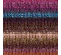 Noro Ito Aran Singles - Multicoloured Merino Wool Knitting Crochet Yarn - 72 Momo