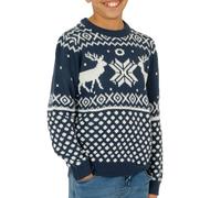 NOROZE Boys Girls Unisex Children Kids Merry Christmas Dinosaur Tree Hat Reindeer Snowflake Pom Polar Bear Dino Roar Mas Knitted Novelty (UK, Age, 5 Years, 6 Years, Regular, Rendr Navy)