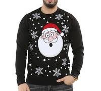 NOROZE Mens Christmas Jumpers | Knitted Santa Reindeer Snowman Merry Christmas Tree Fairisle Jumpers | Crew Neck with Long Sleeves Jumpers | Pullover Top Winter Sweater Unisex Xmas Jumper for Men