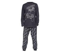 NOROZE Unisex kids Boys Halloween Camouflage Skull Gaming Print Pyjamas Set Girls Loungewear Nightwear Cotton Pajamas Set 2 Piece PJs Sets Long Sleeve T Shirts Bottom (7-8 Years)